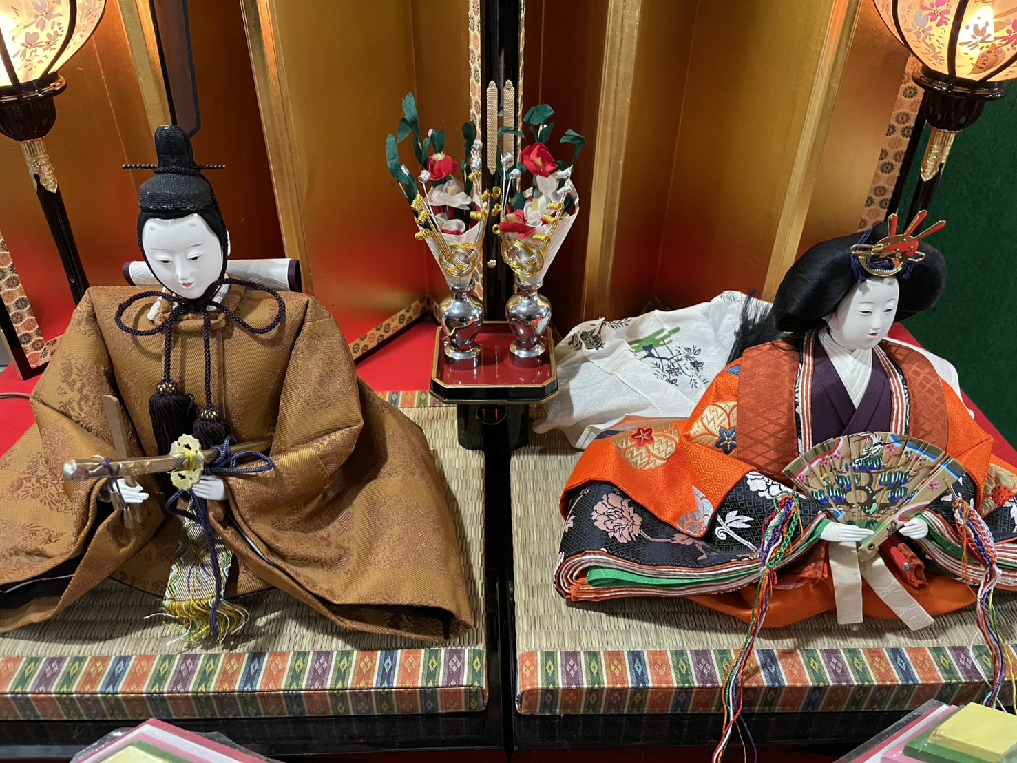 【雛飾りに春🌸を感じて】